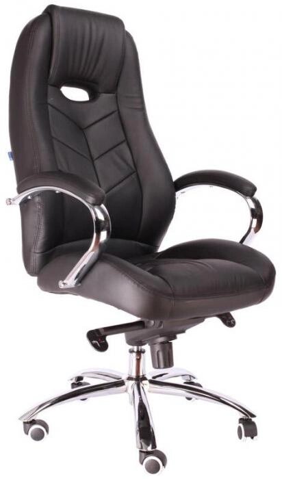 Компьютерное офисное кресло стул для руководителя компьютера EVERPROF Drift M экокожа черный на колесиках от компании 2255 by - онлайн гипермаркет - фото 1