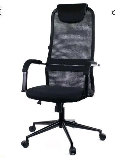 Компьютерное офисное кресло стул для руководителя компьютера EVERPROF EP-705 Сетка Черный на колесиках от компании 2255 by - онлайн гипермаркет - фото 1