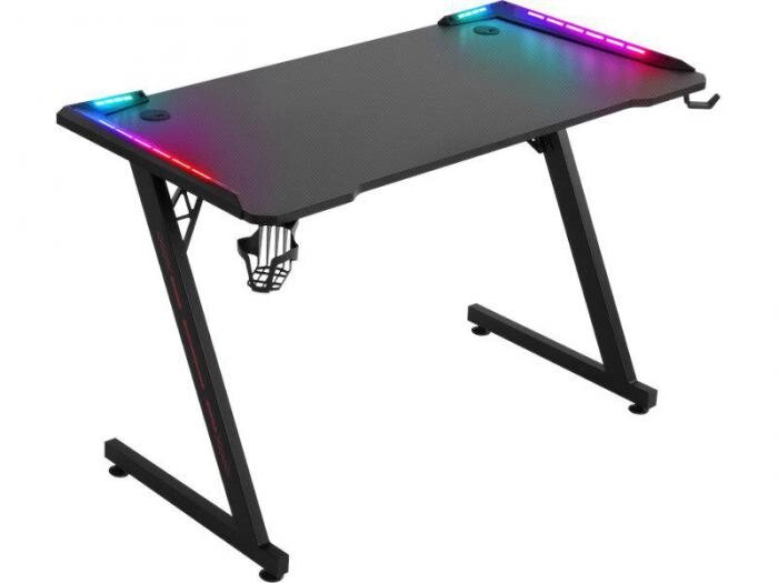 Компьютерный игровой стол геймерский с подсветкой Defender MP64 RGB для ПК геймера ноутбука от компании 2255 by - онлайн гипермаркет - фото 1