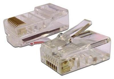 Коннектор Lanmaster (TWT-PL45-8P8C-6) UTP кат. 6 RJ45 прозрачный (упак.:100шт) от компании 2255 by - онлайн гипермаркет - фото 1