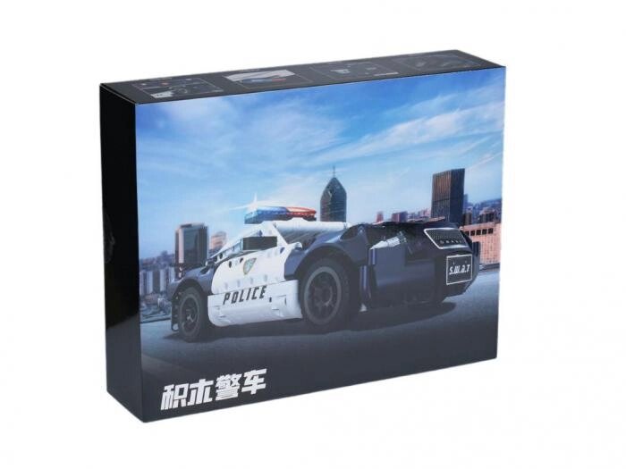 Конструктор Полиция Onebot Xiaomi Police Car OBCJJC22AIQI Игрушка полицейская машинка от компании 2255 by - онлайн гипермаркет - фото 1