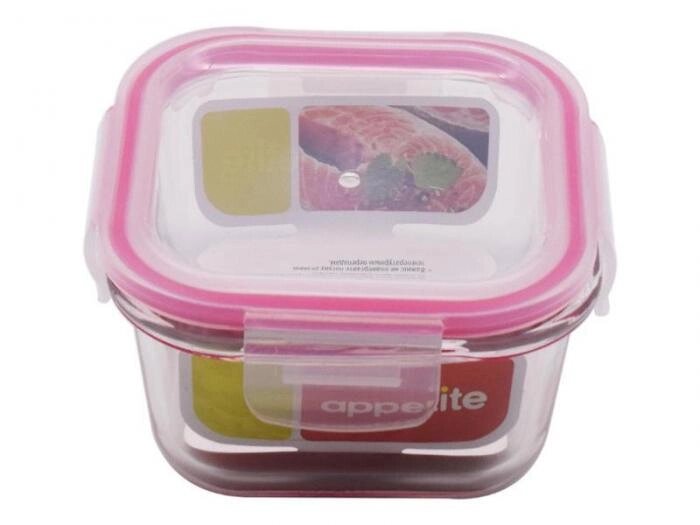 Контейнеры стеклянные с крышкой Appetite 520ml Pink SL520SF от компании 2255 by - онлайн гипермаркет - фото 1