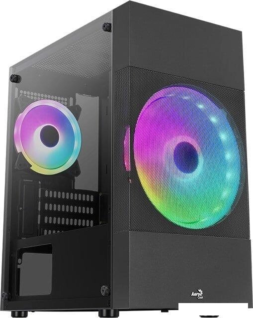 Корпус AeroCool Atomic Lite-G-BK-V2 от компании 2255 by - онлайн гипермаркет - фото 1