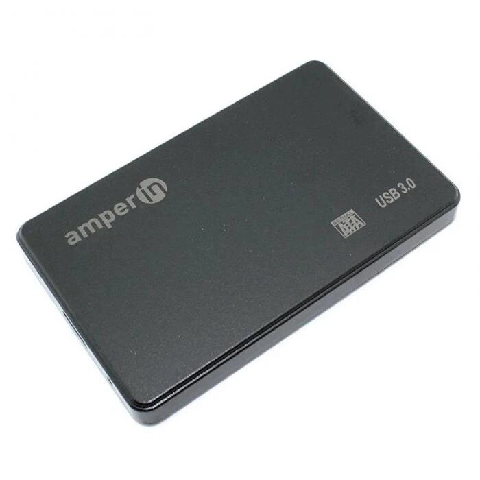 Корпус Amperin AM25U3PB 2.5 USB 3.0 Black 097048 от компании 2255 by - онлайн гипермаркет - фото 1
