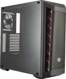 Корпус ATX Cooler Master MasterBox MB511 Mesh RED, Midi-Tower, без БП, черный [mcb-b511d-kann-s00]