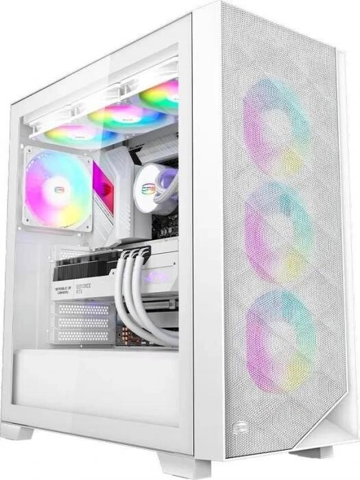 Корпус ATX PCCOOLER C3D510 WH ARGB, Midi-Tower, без БП,  белый [c3d510-whp3-gl] от компании 2255 by - онлайн гипермаркет - фото 1