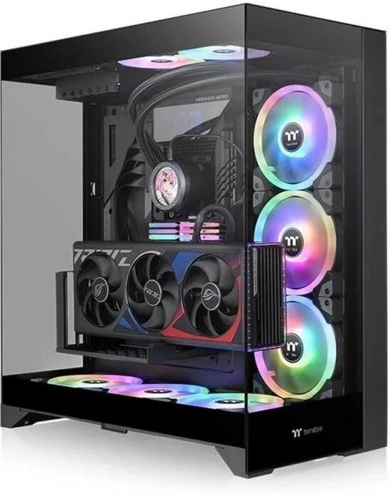 Корпус ATX Thermaltake CTE E550 TG, Midi-Tower, без БП,  черный [ca-1z8-00m1wn-00] от компании 2255 by - онлайн гипермаркет - фото 1