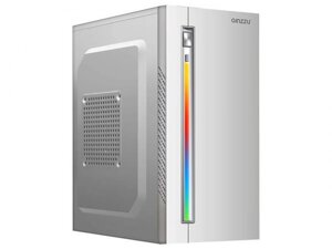 Корпус для компьютера Ginzzu D380 RGB белый с подсветкой