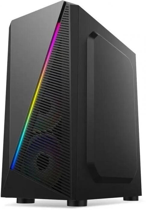 Корпус mATX BLOODY BD-CC102F, Midi-Tower, без БП,  черный [bd-cc102f-bk] от компании 2255 by - онлайн гипермаркет - фото 1