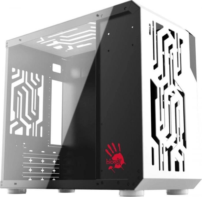 Корпус mATX BLOODY BD-CC110, Mini-Tower, без БП,  белый [bd-cc110-wh] от компании 2255 by - онлайн гипермаркет - фото 1
