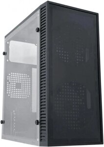 Корпус mATX Oklick OCC-MN304, Mini-Tower, без БП, черный