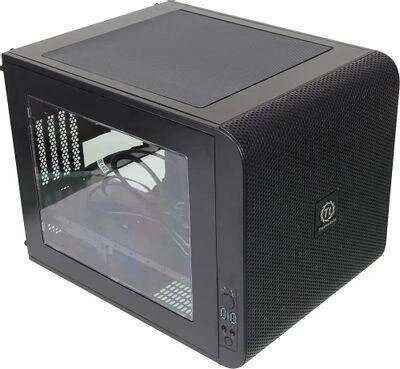 Корпус mATX Thermaltake Core V21, Micro-Tower, без БП,  черный [ca-1d5-00s-1wn] от компании 2255 by - онлайн гипермаркет - фото 1