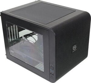 Корпус mATX Thermaltake Core V21, Micro-Tower, без БП, черный [ca-1d5-00s-1wn]