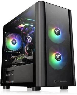 Корпус mATX Thermaltake V150 TG, Mini-Tower, без БП,  черный [ca-1r1-00s1wn-00]r1-00s1wn-00] от компании 2255 by - онлайн гипермаркет - фото 1