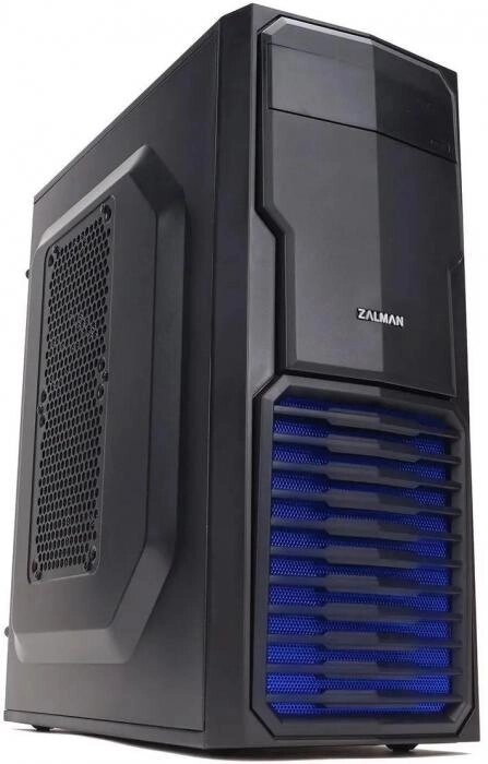 Корпус mATX Zalman ZM-T4 Plus, Mini-Tower, без БП,  черный от компании 2255 by - онлайн гипермаркет - фото 1