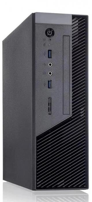 Корпус miniITX FOXLINE FL-RS02BLK-FX250T, Slim-Tower, 250Вт,  черный от компании 2255 by - онлайн гипермаркет - фото 1