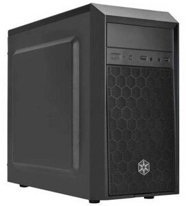 Корпус miniitx silverstone precision SST-PS16B, mini-tower, без бп, черный [g410ps16b000020]