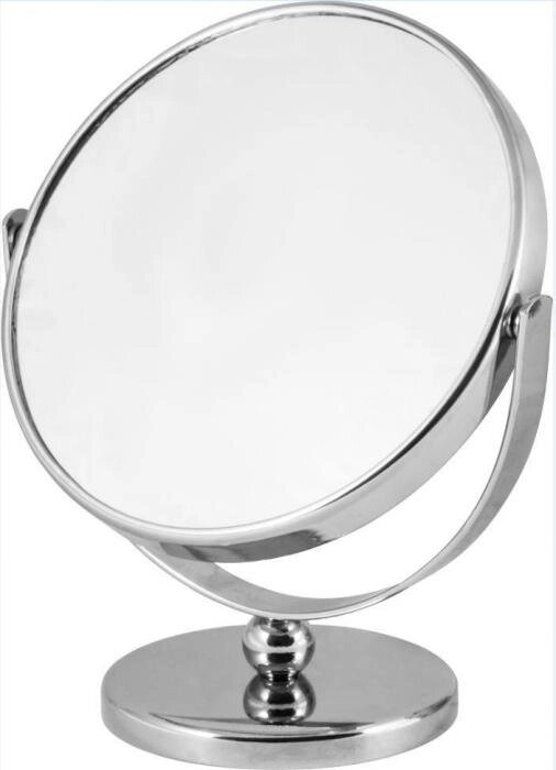 Косметическое зеркало с увеличением двустороннее РЫЖИЙ КОТ M-3135 макияжное круглое настольное для макияжа от компании 2255 by - онлайн гипермаркет - фото 1
