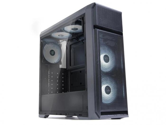 Красивый корпус для игрового ПК компьютера Zalman Miditower N5 OF без БП игровой системный блок со стеклом от компании 2255 by - онлайн гипермаркет - фото 1