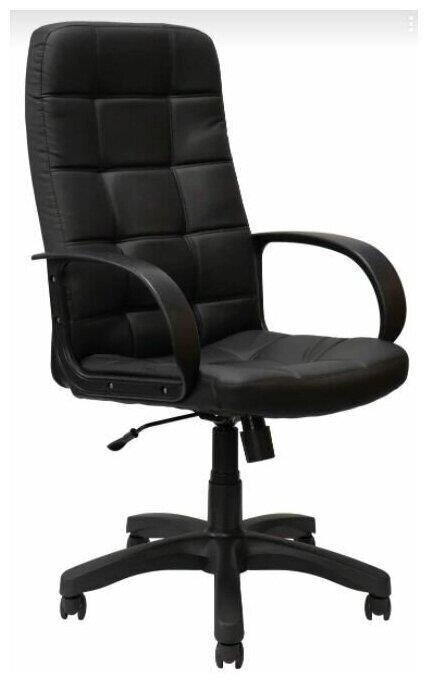 Кресло компьютерное руководителя ЯрКресло Кр70 ТГ ПЛАСТ ЭКО1 (экокожа черная) от компании 2255 by - онлайн гипермаркет - фото 1