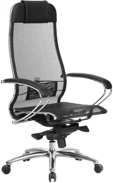 Кресло руководителя для компьютера Metta Samurai S-1.04 (черный) стул компьютерный от компании 2255 by - онлайн гипермаркет - фото 1