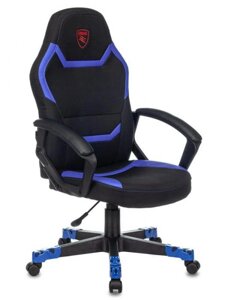 Кресло Zombie 10 синее геймерское игровое для компьютера поворотное на колесиках