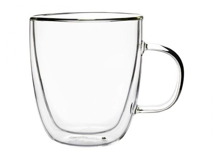 Кружка с двойными стенками Italco 300ml 322603 стеклянная чашка для чая кофе из стекла от компании 2255 by - онлайн гипермаркет - фото 1