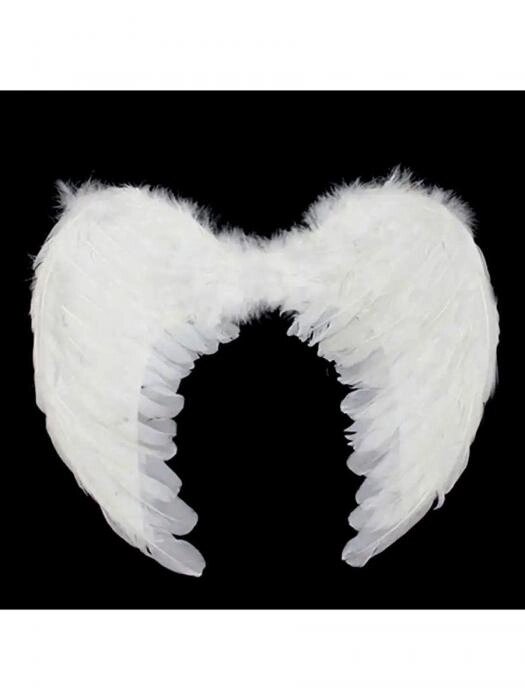 Крылья ангела белые детские карнавальные для ребенка детей от компании 2255 by - онлайн гипермаркет - фото 1