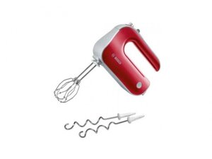 Кухонный электрический миксер ручной бытовой для теста BOSCH MFQ 40303 красный