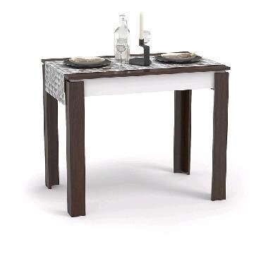 Кухонный обеденный стол NS33 деревянный венге коричневый прямоугольный на кухню от компании 2255 by - онлайн гипермаркет - фото 1