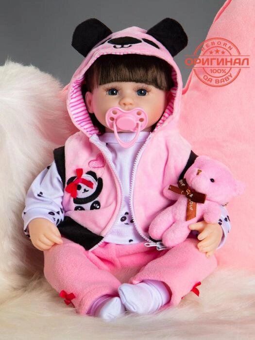 Кукла Реборн девочка силиконовая Пупс для девочки Reborn большая 42см с одеждой от компании 2255 by - онлайн гипермаркет - фото 1