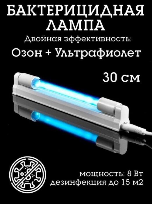 Кварцевая лампа ультрафиолетовая бактерицидная уф лампочка стерилизатор для дезинфекции дома помещений VS22 от компании 2255 by - онлайн гипермаркет - фото 1