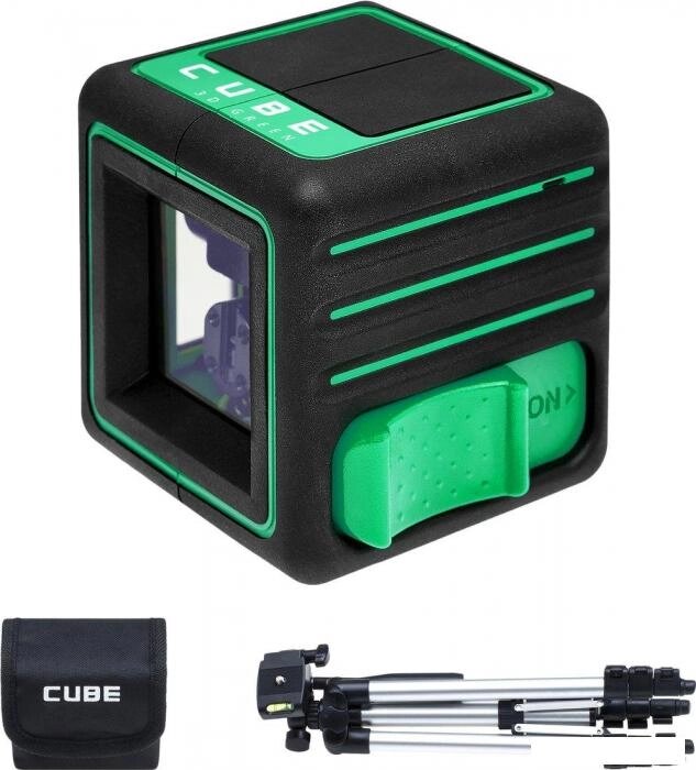 Лазерный нивелир ADA Instruments Cube 3D Green Professional Edition A00545 построитель плоскостей от компании 2255 by - онлайн гипермаркет - фото 1