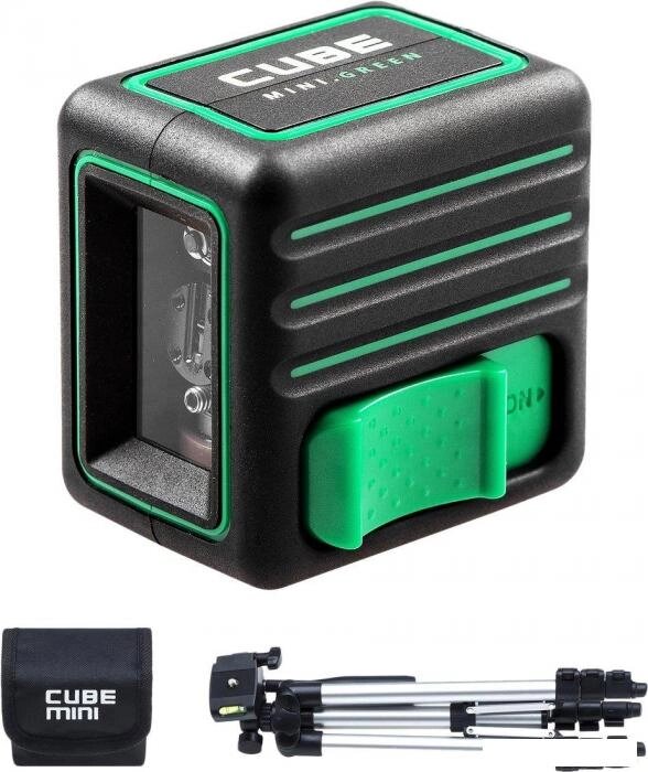 Лазерный нивелир ADA Instruments Cube Mini Green Professional Edition А00529 построитель плоскостей от компании 2255 by - онлайн гипермаркет - фото 1