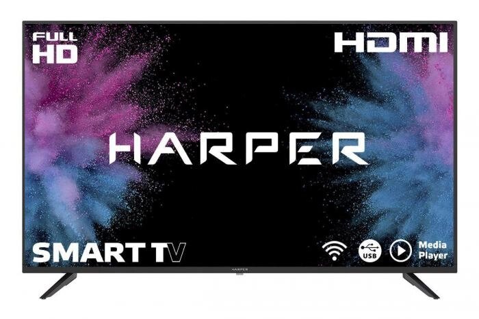 LED-телевизор HARPER 43F670TS, 43 дюйма Smart TV смарт тв от компании 2255 by - онлайн гипермаркет - фото 1