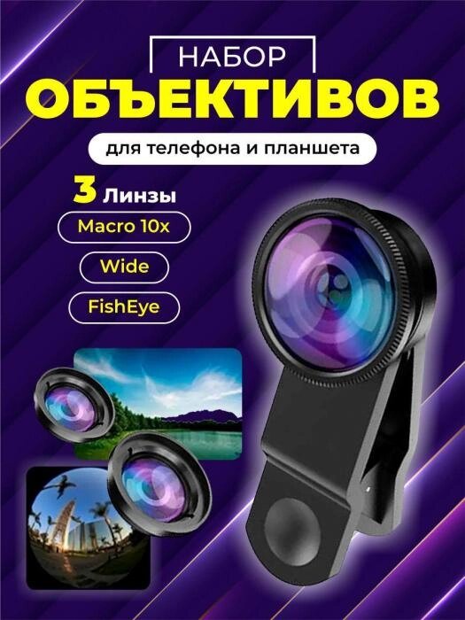 Линза для телефона рыбий глаз лупа для камеры увеличительное стекло фишай глазок fisheye объектив от компании 2255 by - онлайн гипермаркет - фото 1