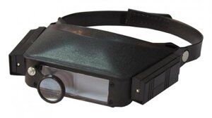 Лупа очки налобная бинокулярная ювелирная увеличительная Бинокуляр ювелира с подсветкой S-Line TK1008-2