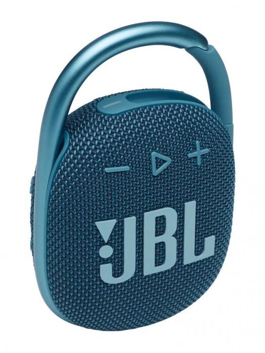 Маленькая блютуз портативная колонка JBL Clip 4 Blue JBLCLIP4BLU беспроводная Bluetooth от компании 2255 by - онлайн гипермаркет - фото 1