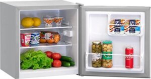 Маленький холодильник настольный мини кухонный компактный однокамерный NORDFROST NR 506 S серый