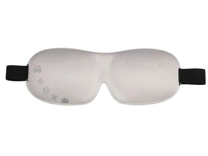 Маска для сна повязка на глаза женская мужская Pictet Fino RH37 3D серая от компании 2255 by - онлайн гипермаркет - фото 1
