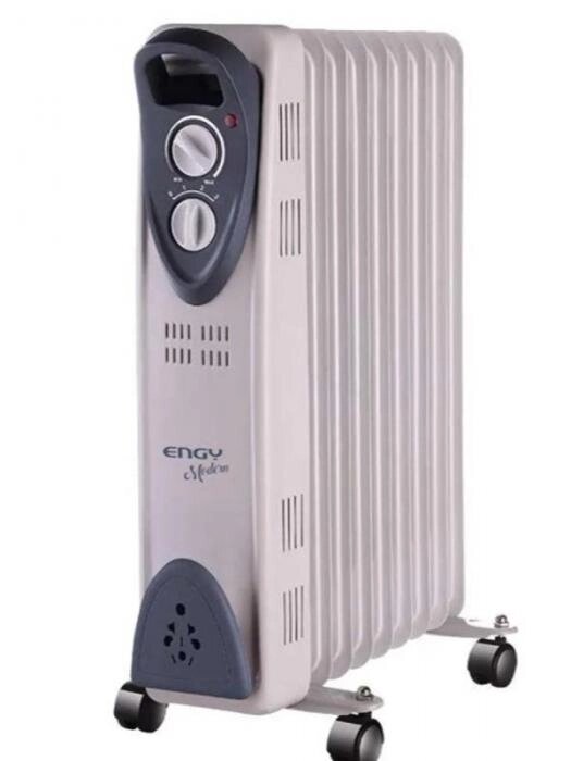 Масляный обогреватель для дома квартиры электрический радиатор батарея отопления с терморегулятором Engy от компании 2255 by - онлайн гипермаркет - фото 1
