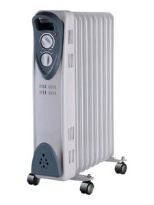 Масляный обогреватель для дома квартиры электрический радиатор напольный каминный Батарея отопления Oasis