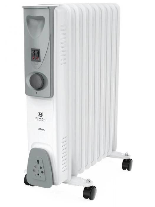 Масляный обогреватель радиатор Royal Clima Siena ROR-S9-2000M электрический бытовой электрорадиатор напольный от компании 2255 by - онлайн гипермаркет - фото 1