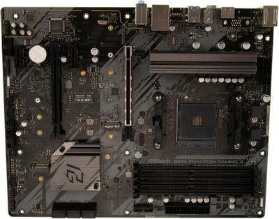 Материнская плата ASROCK B550 PHANTOM GAMING 4, SocketAM4, AMD B550, ATX, Ret от компании 2255 by - онлайн гипермаркет - фото 1