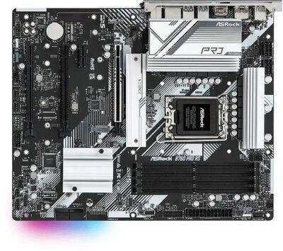 Материнская плата ASROCK B760 PRO RS, LGA 1700, Intel B760, ATX, Ret от компании 2255 by - онлайн гипермаркет - фото 1