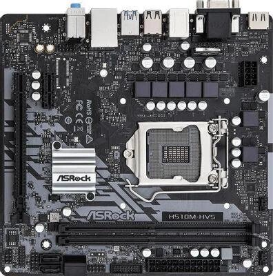 Материнская плата ASROCK H510M-HVS R2.0, LGA 1200, Intel H510, mATX, Ret от компании 2255 by - онлайн гипермаркет - фото 1