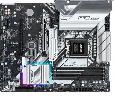 Материнская плата ASROCK Z790 PRO RS, LGA 1700, Intel Z790, ATX, Ret от компании 2255 by - онлайн гипермаркет - фото 1