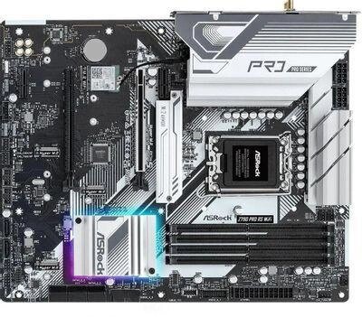 Материнская плата ASROCK Z790 PRO RS WIFI, LGA 1700, Intel Z790, ATX, Ret от компании 2255 by - онлайн гипермаркет - фото 1