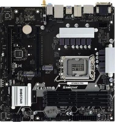 Материнская плата Biostar B760MZ-E PRO, LGA 1700, Intel B760, mATX, Ret от компании 2255 by - онлайн гипермаркет - фото 1