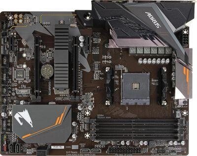 Материнская плата GIGABYTE B450 AORUS ELITE V2, SocketAM4, AMD B450, ATX, Ret от компании 2255 by - онлайн гипермаркет - фото 1